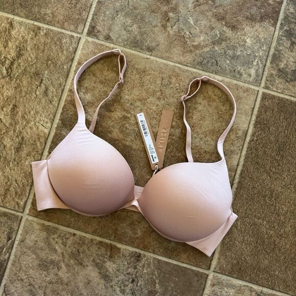 Skims Ultimate Push-up Plunge Bra Mica Size 32C - Picture 3 of 8